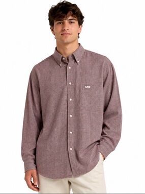 Bobby Jones Men’s Plaid Button-Down Shirt – Size Large